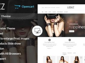 Opencart英文模板Lookz主题Opencart1.5x,2.x响应式模板外贸商城B2C